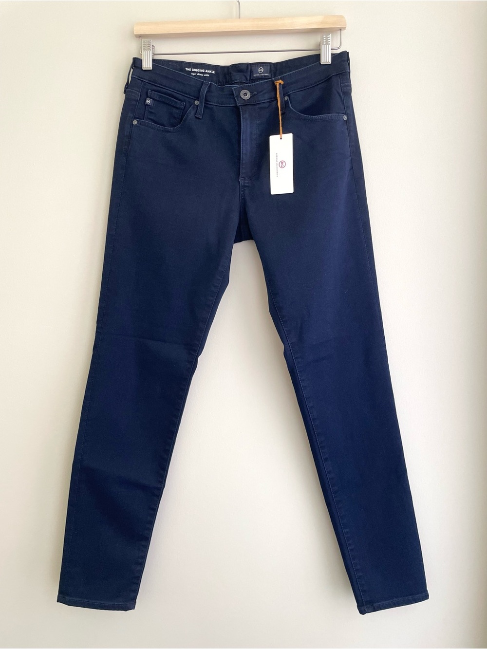 Ag Adriano Goldschmied Legging Ankle Jeans in Deep Navy